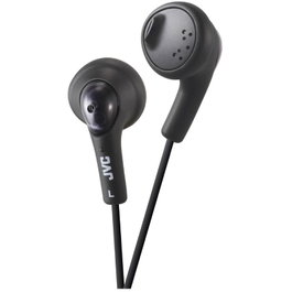 JVC Auriculares Intrauditivos HA-F160-B-E, Conector Jack 3.5 mm, Negro